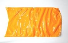 Вакуумный термоусадочный пакет 280×500 мм для сыра оранжевый